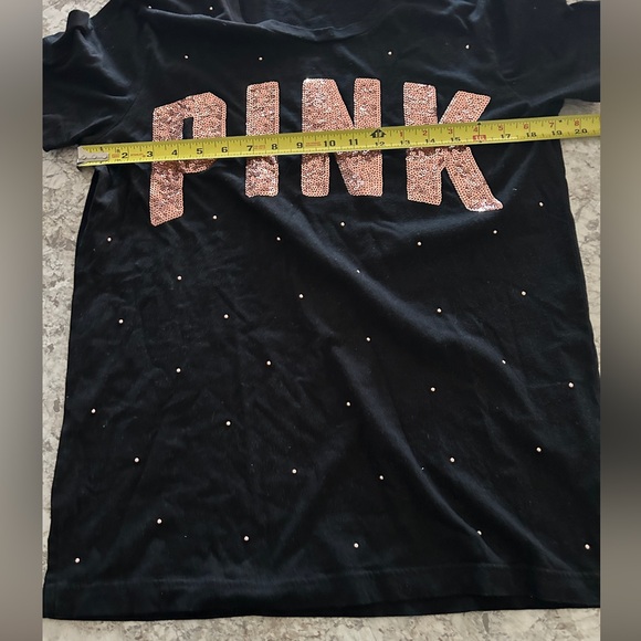 VS PINK Bling Short Sleeve shirt Small - Picture 8 of 10